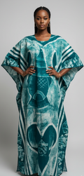 Robe boubou en batik – Côte d’Ivoire