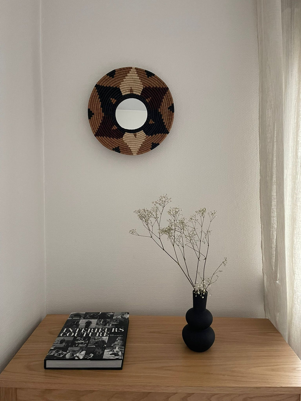 Miroir mural Fleur de Madagascar