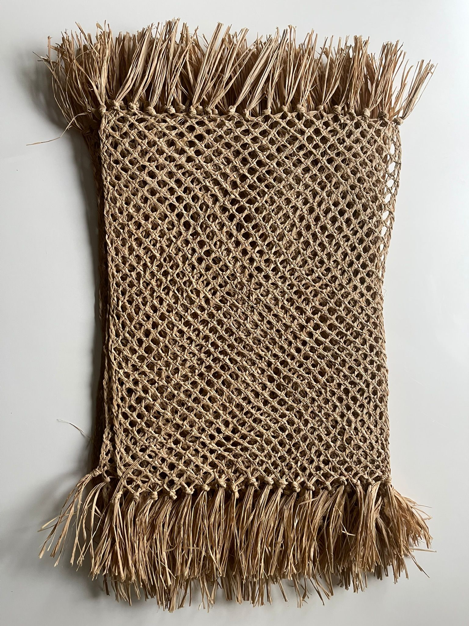 set de table en raphia de Madagascar